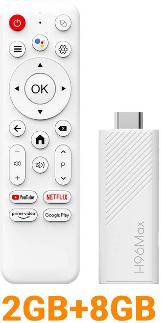 H96Max H313 안드로이드 TV 스틱 Allwinner 쿼드 코어 4K HDR Wifi6 음성 비서 14 0 2 16GB 게임 미디어 플레이어 스마트 박스, 2GB 8GB, 1개