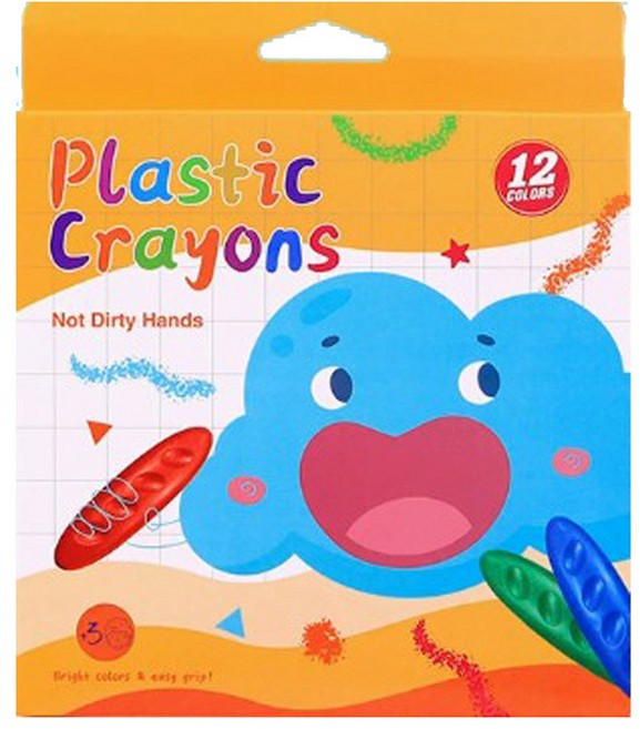 Plastic Crayons 12色 蠟筆, 20個, 12個