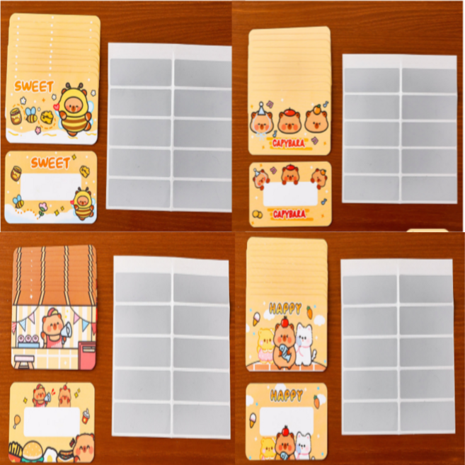 스크래치 복권카드 스크래치복권카드 4종세트 40매구성, 40개, 4종