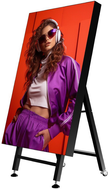 카멜 LED전광판 CLC2.512V+PS55 이동식스탠드 광고용 디지털사이니지, 서울/경기/인천( 배송비 무료 )