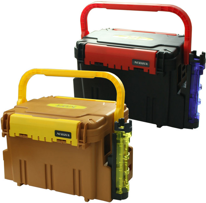 누리지아 태클박스 NZ 5000 풀세트 / 국내생산 / 에기트레이 소품트레이 로드스탠드 모두 증정 / 낚시보조가방 / 메이호 다이와 호환, 1개, 블랙