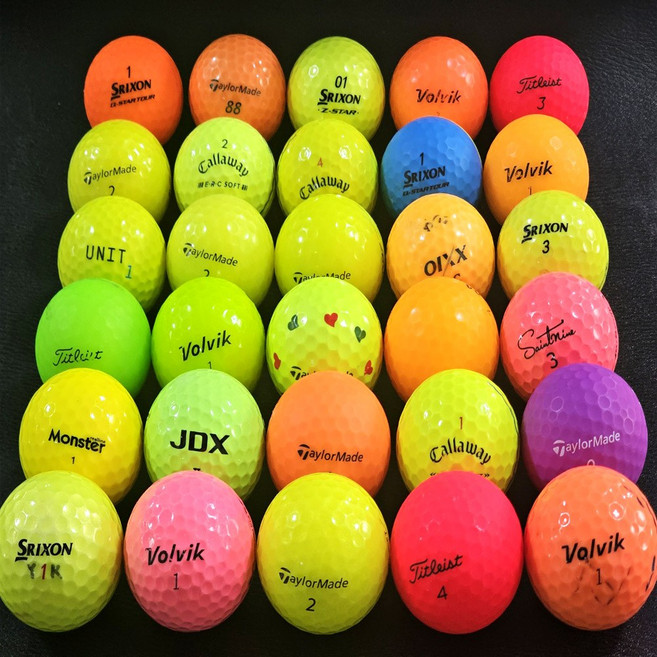 (주)더스카이 토탈 유명브랜드 특가형 칼라 로스트볼 30알, 1개, 30개입, 컬러볼