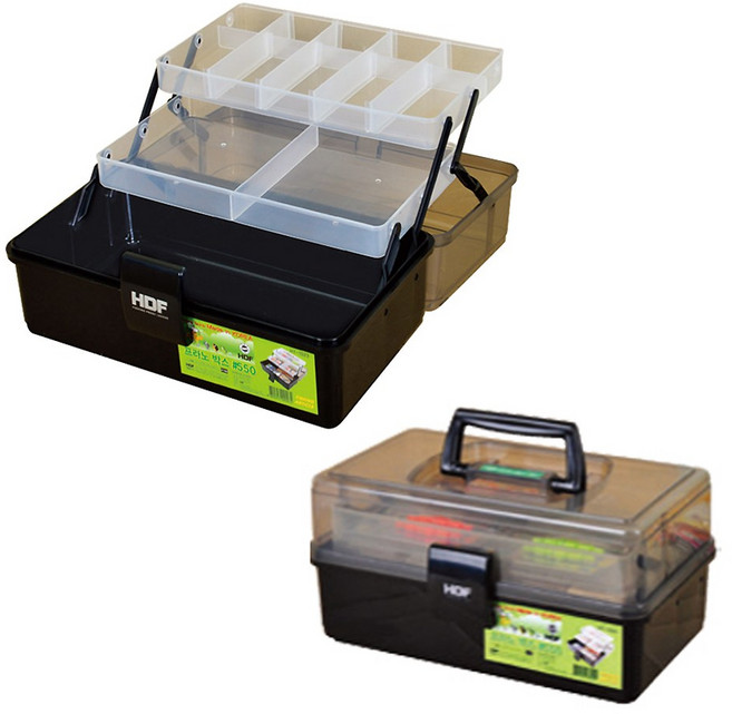 HDF 다용도 멀티 낚시 태클 박스, HT-1023 프라노 박스 550, 1개