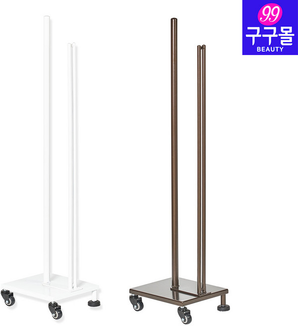 [구구몰] 일회용 침대시트 홀더(바퀴부착) 부직포롤시트 거치대 병원침대시트 마사지시트 왁싱시트, 40767브라운, 1개