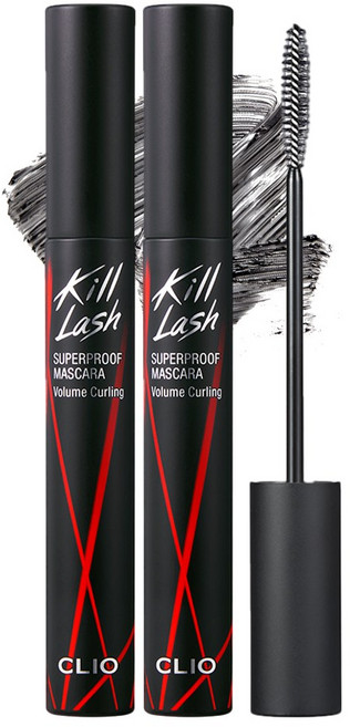 클리오 킬래쉬 수퍼프루프 마스카라 [단품], 02 볼륨컬링, 2개
