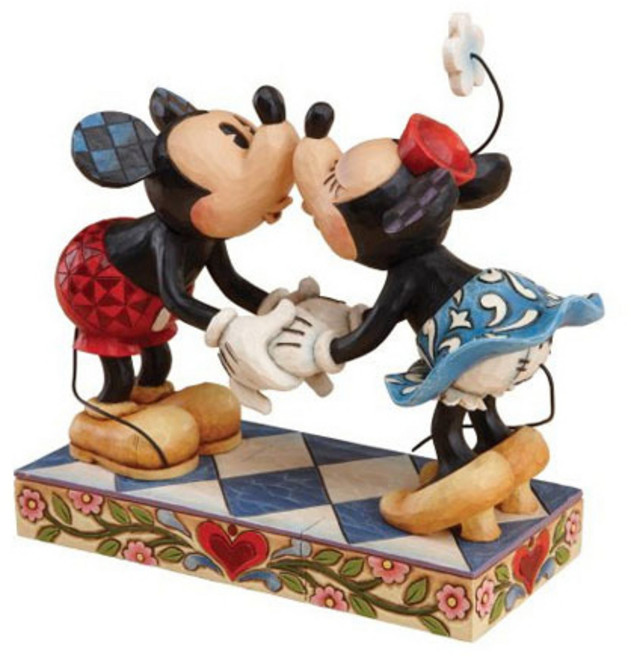 C36243 매직캐슬 뽀뽀하는 미키미니 피규어, 1개