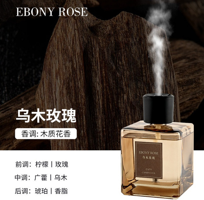 EBONY ROSE 擴香瓶 木質香調 濃郁香氣, 1個