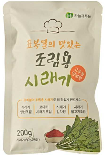 표복열의 맛있는 조림용시래기, 된장맛, 200g, 1개