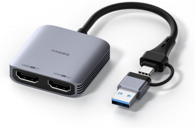 4K 루프 아웃 60Fps HDMI에서 1080P@60Hz USB-C 및 USB를 갖춘 Hagibis 비디오 캡처 카드 DSLR 캠코더 액션 캠 OBS(TC49S)를 통한, TC49S