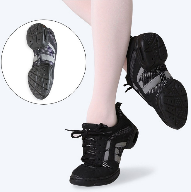 방송댄스화 스니커즈 댄스슈즈 JKDS576, 검정, 250