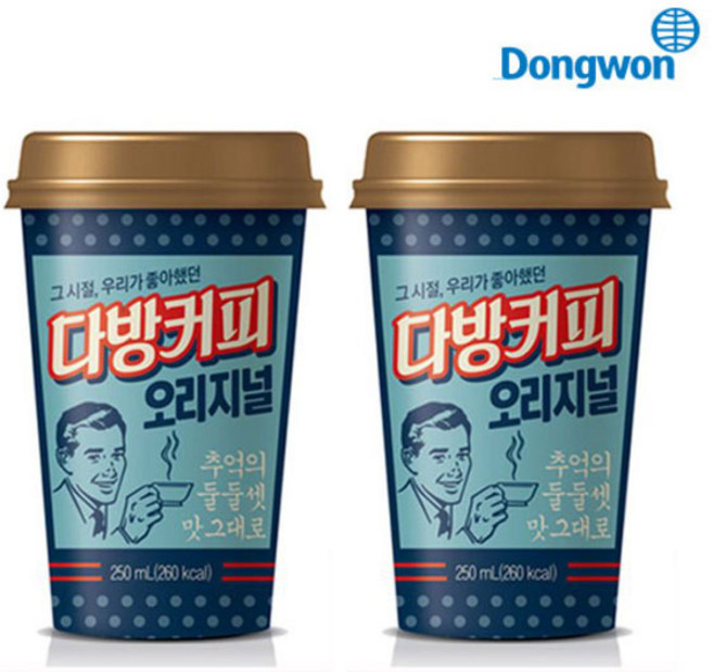 동원 소와나무 다방커피 오리지널, 250ml, 24개