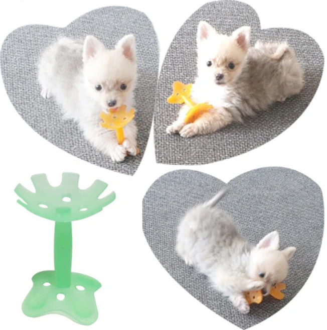 애완견 치발장난감 / 유치보호장난감 / 100%국내생산, 1개, 그린 - 쿠팡