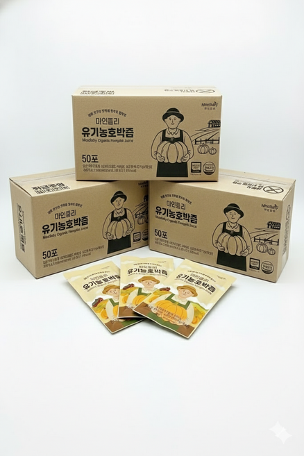 마인플리 유기농 호박즙, 150개, 100ml