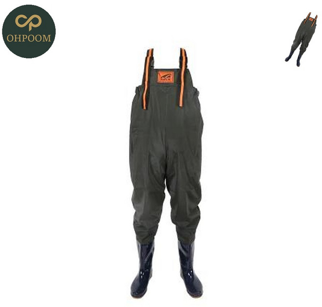 [이이오품] 농사장화 가슴장화260카키 어른가슴장화260 장화 카키 260 면내피 1조