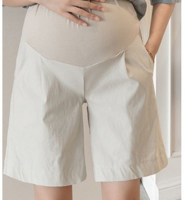 까마느 여름 임산부 캐주얼 데일리 5부 반바지 임부복