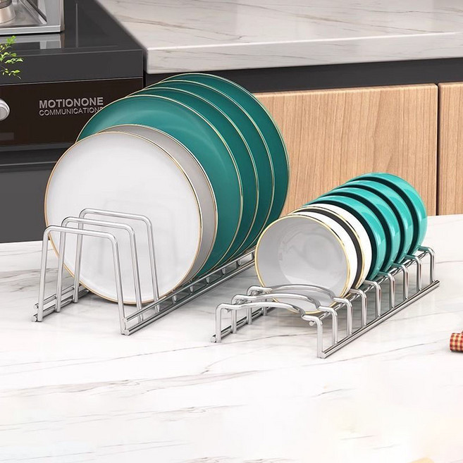 와이피 연마제없는 그릇 / 접시 수납대 식기건조대 다용도 정리대 2p, 1세트