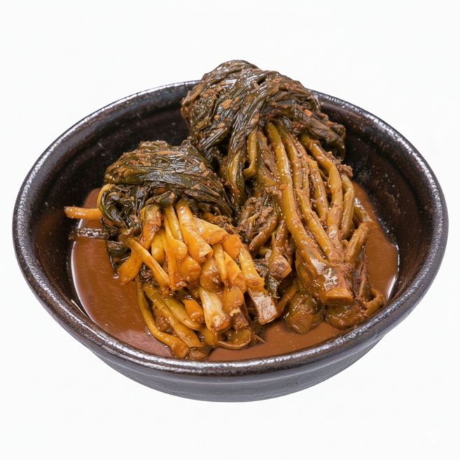 강진모란김치 국산 숙성 전라도 강진 묵은 파갓김치, 3kg, 1개