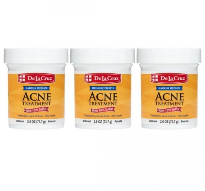 마스크 데일리 보습 드 라 크루즈 유황 연고 얼굴과 몸을 위한 낭포성 여드름 치료 매일 10분 스팟 트리트먼트 여드름을 5.5온스 해소하는 안전하고 효과적인 게임 체인징 호르몬, 2.6 Ounce (Pack of 3), 1개 - 쿠팡