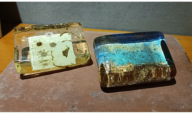 馬祖 海洋款 vs 花草款 胺基酸晶亮手工皂, 1個