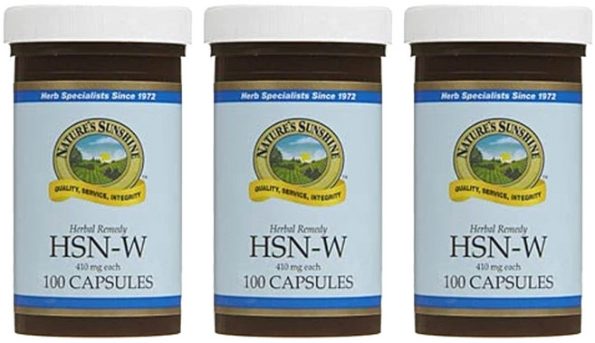 네이쳐선샤인 (Nature's Sunshine) 네이쳐 선샤인 HSN-W 100 캡슐 X 3개, 300캡슐, 1세트, 100정
