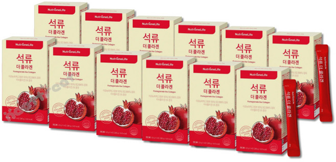 뉴트리원 석류 더 콜라겐 14p, 280g, 10개