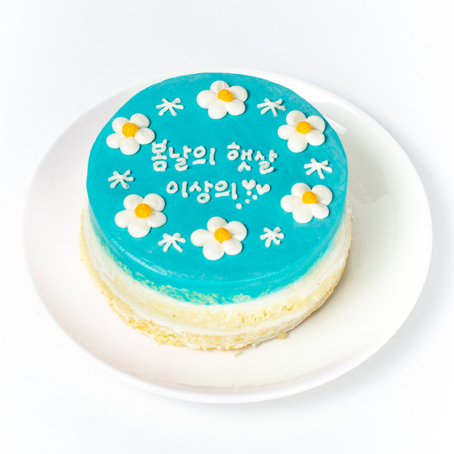 (평일 낮 12시전 주문 오늘출발) 케익팩토리 민트데이지, 블루베리크림치즈, 1개, 240g