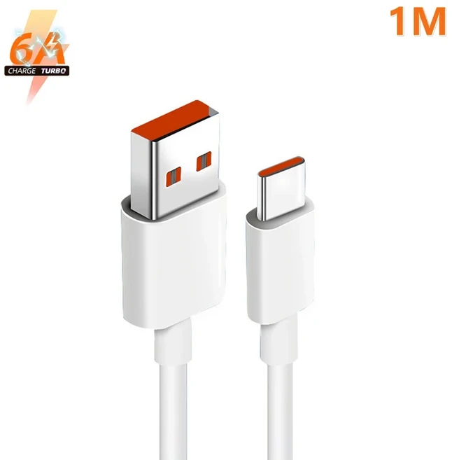 Original 6A Usb 타입 C 케이블 충전기 120w Tipo 13 12 11 10 Poco x3 Redmi Note K50 40 용 고속 충전 J0IM, 05 6A 120W Max 1M