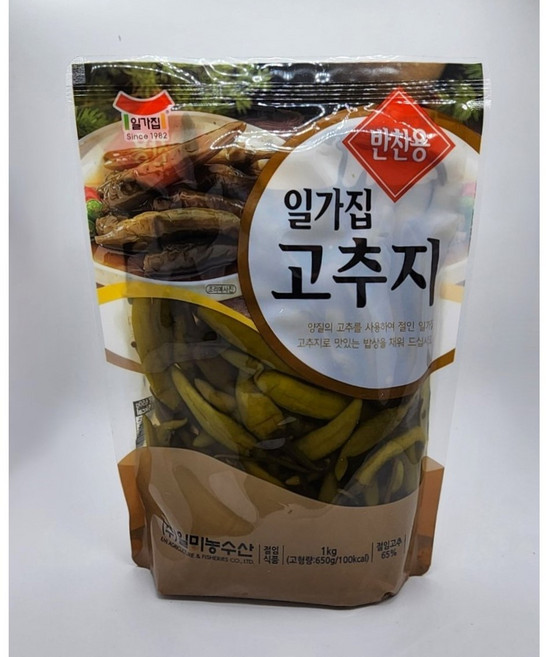 SK511IN556 일미 일가집 고추지 1kg, 1개