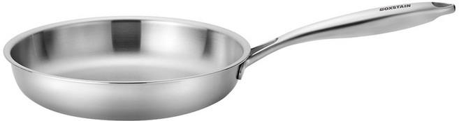 싹스텐 무연마제 국내산 스텐팬 IH 인덕션 궁중팬 스텐 웍팬 통3중 24cm 1개