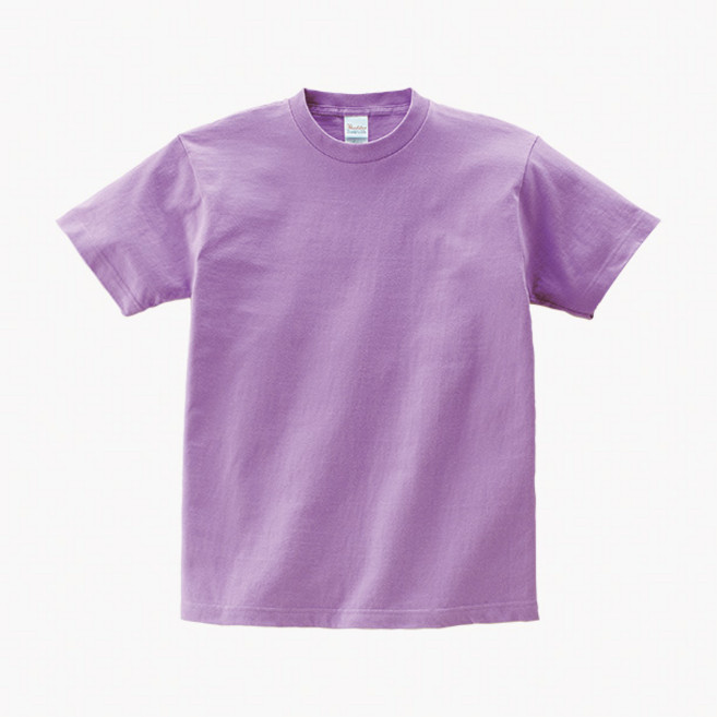 Printstar 日本 素面厚磅圓領 親膚 純棉素Tee 5.6oz【PS00085】, 淡紫
