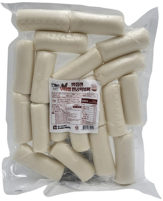 [낱개] 맛플랜 비비푸드 쌀 국내 가래떡 1kg, 2개