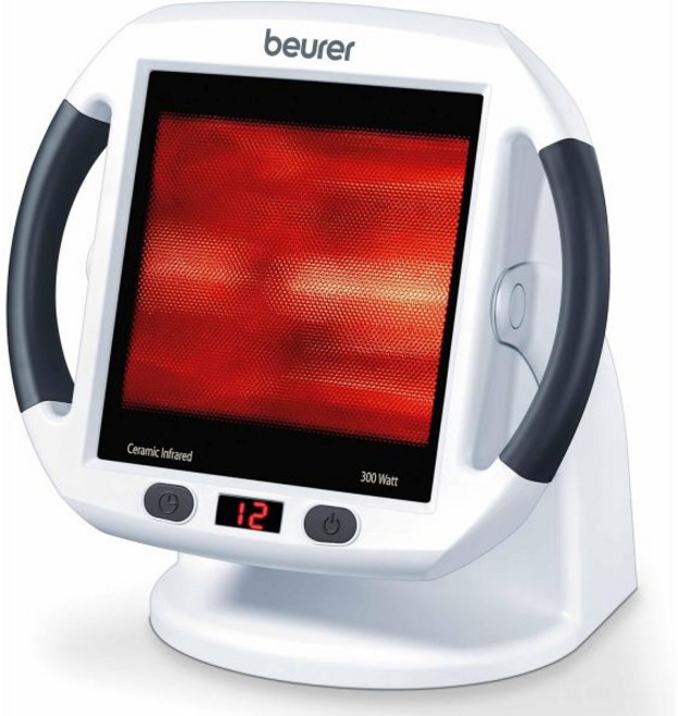 Beurer IL50 적외선 열 램프 가열식 적색광 요법 신체 얼굴 부비동 피부용 혈액 순환, IL50 - Infrared Light