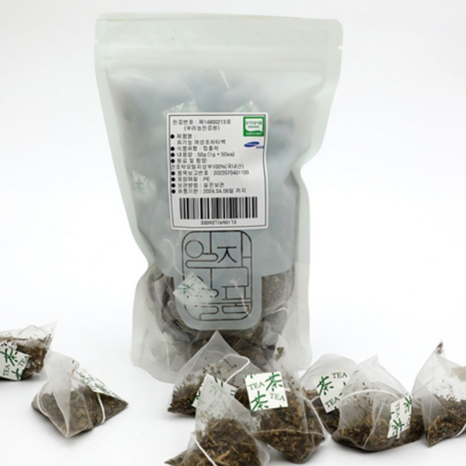 유기농 어성초차 티백 50티백, 50개입, 1개, 1g