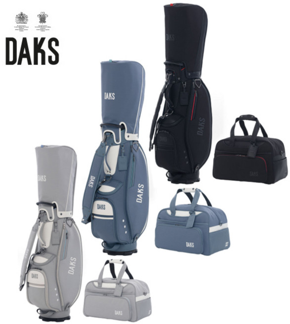 닥스골프 정품 036M 남성 캐디백 보스톤백 골프백세트, 그레이