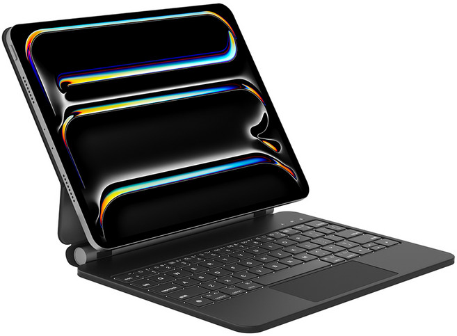 니케 Magkeys 아이패드 매직 키보드 케이스, 화이트(한국어)