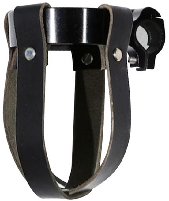 스테인리스 레더 자전거 컵홀더 거치대, 1개, 블랙