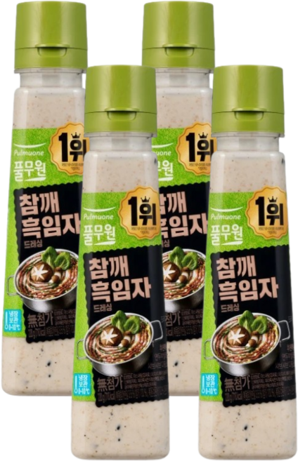 풀무원 참깨흑임자드레싱 220g, 4개