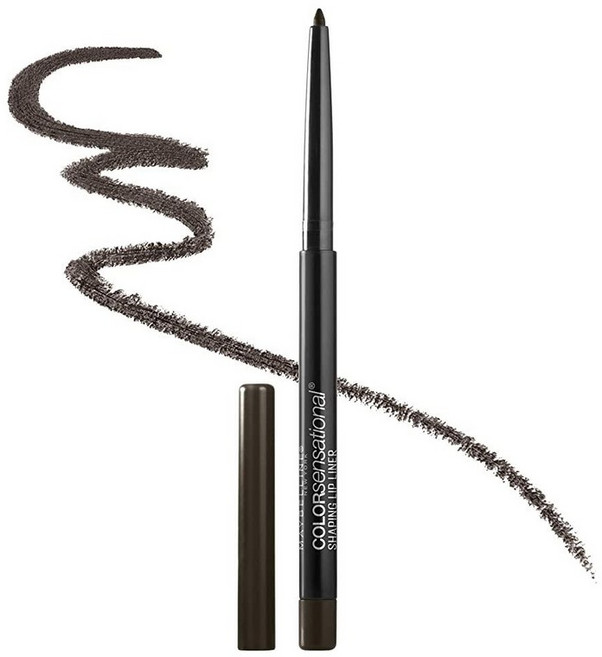 메이블린뉴욕 Maybelline New York Color Sensational Shaping 립 라이너 메이크업 로우 초콜릿 0.3g(0.01온스) 139448, 생 초콜릿