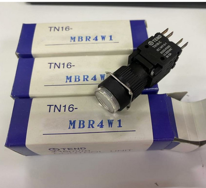 TEND 天得 ANR4101 16mm 照光式按鈕開關指示燈, 1個, MBR4W1