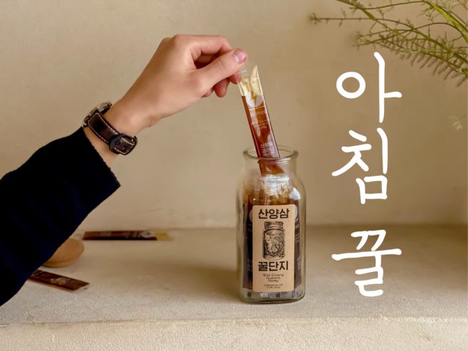 카미 산양삼꿀단지 (유리병/팔각단지/스틱), 10g, 1개