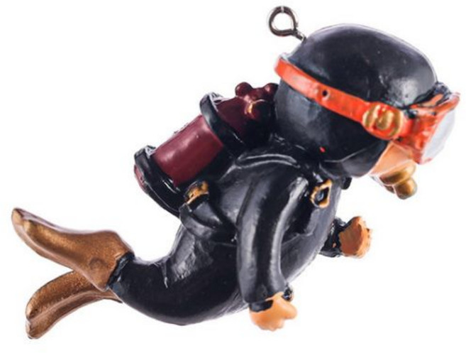 귀여운 빛나는 미니 다이버 시뮬레이션 플로팅 Frogman 미니어처 카와이 피규어 수족관 장식품 인형 물고기 탱크 장식