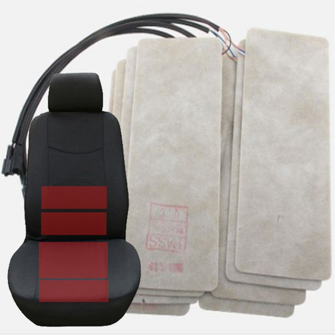 오토맥스 자동차 DIY 열선시트 온열시트 내장형 12V 시거잭타입, 가로타입(12V), 1개