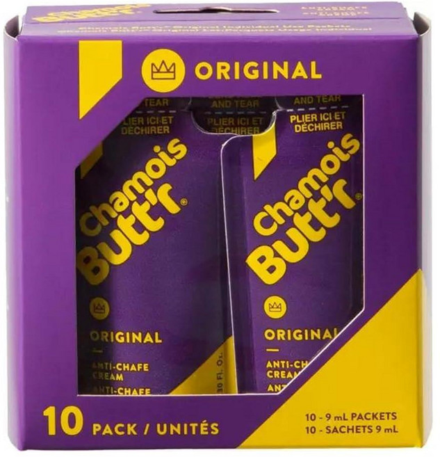 Chamois Butt'r 오리지널 쓸림 방지 크림 9mL 팩 10개 408742