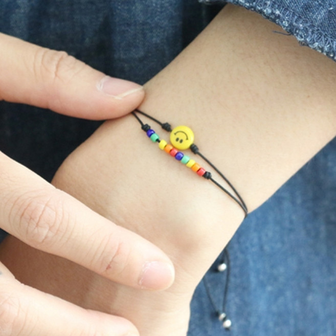 SANS 소원 매듭 비즈 원석 실팔찌 만들기 DIY 키트, 1개, 8.레인보우비즈