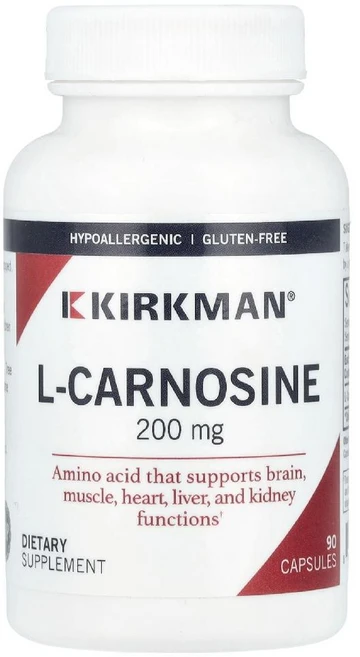 Kirkman Labs L-카르노신 200mg 캡슐 90정, 5개, 120g - 쿠팡