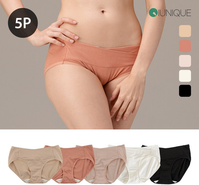 [국내생산] 뉴니끄 면모달 모코랩 임산부 속옷 팬티 5P SET