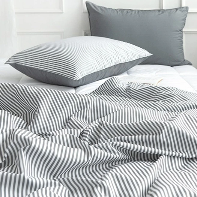 세미마이크로화이바004-어반스트라이프 알러지케어원단 침구 이불원단 패브릭 퀼트천 - 쿠팡