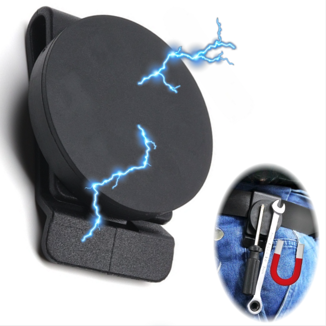 헤이데야 붙이는 초강력 자석 줄자클립 공구부착 공구 자석패드 66*72mm, 1개