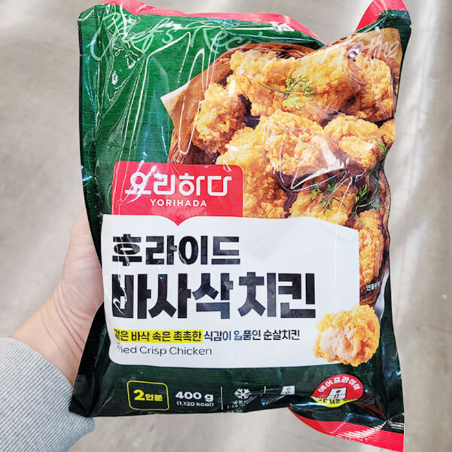 요리하다 후라이드 바사삭 치킨, 단품, 400g, 1개