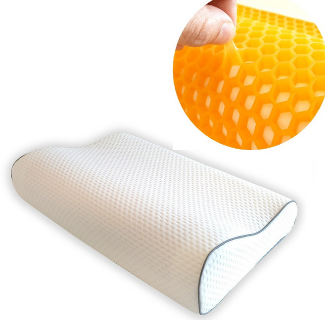 벌집 TPE & 메모리폼 숙면 베개, 1개